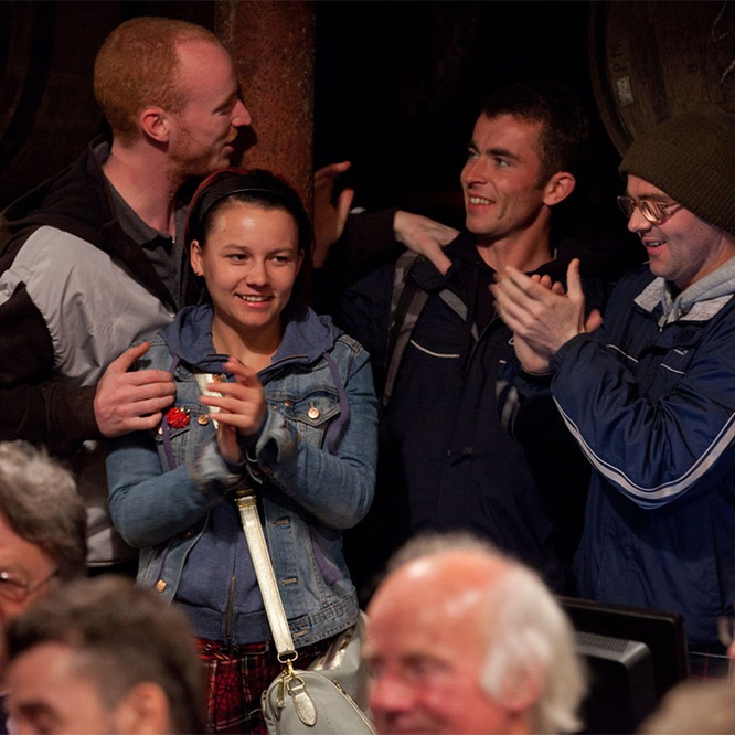 Une scène du film <em>The Angels' Share</em>