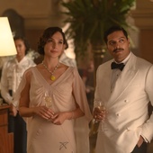 Une scène du film <em>Death on the Nile</em>
