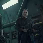 Une scène du film <em>Terminator: Dark Fate</em>