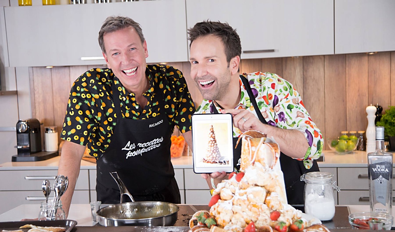 Ricardo cuisine pompette avec Éric Salvail