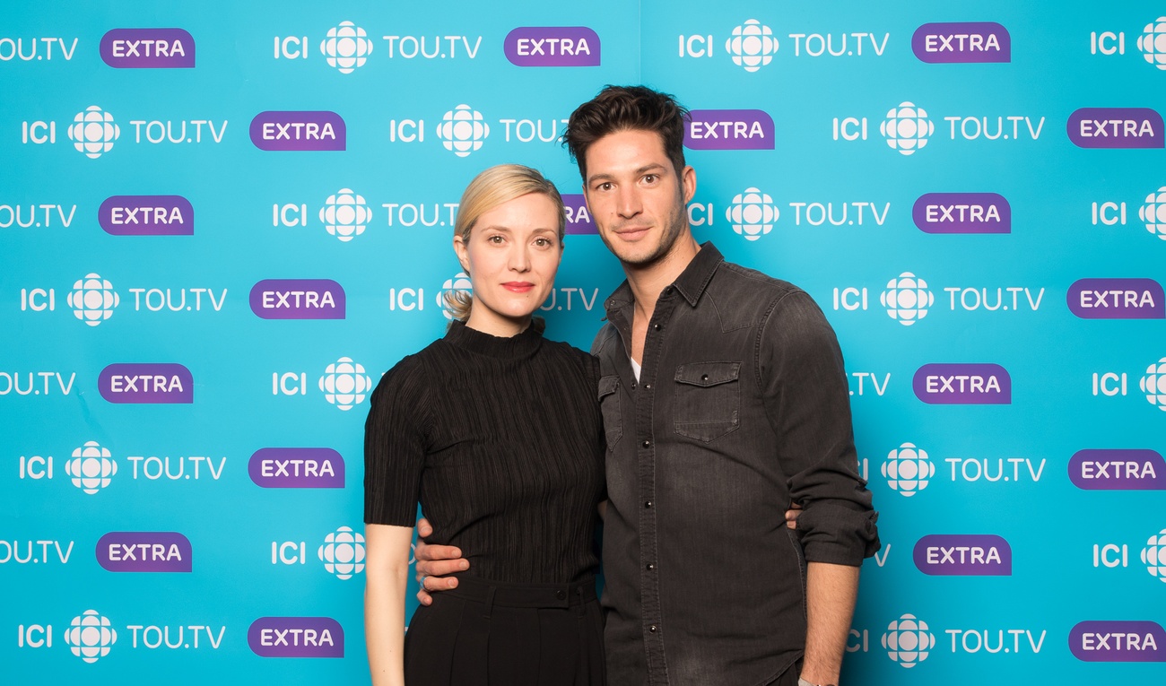 Evelyne Brochu et Éric Bruneau prochainement dans la série Trop