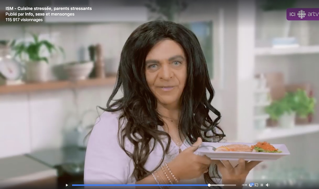 Marc Labrèche offre une exquise parodie de Cuisine futée, parents pressés