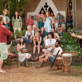 Une scène du film <em>Wanderlust</em>