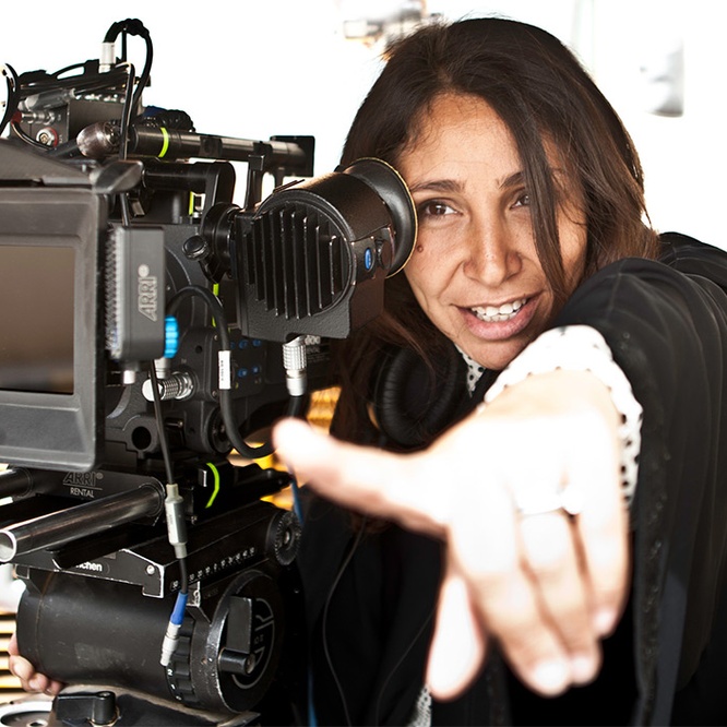 Sur le plateau du film <em>Wadjda</em>