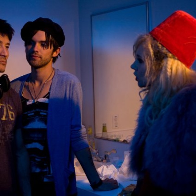 Sur le plateau du film <em>Kaboom</em>