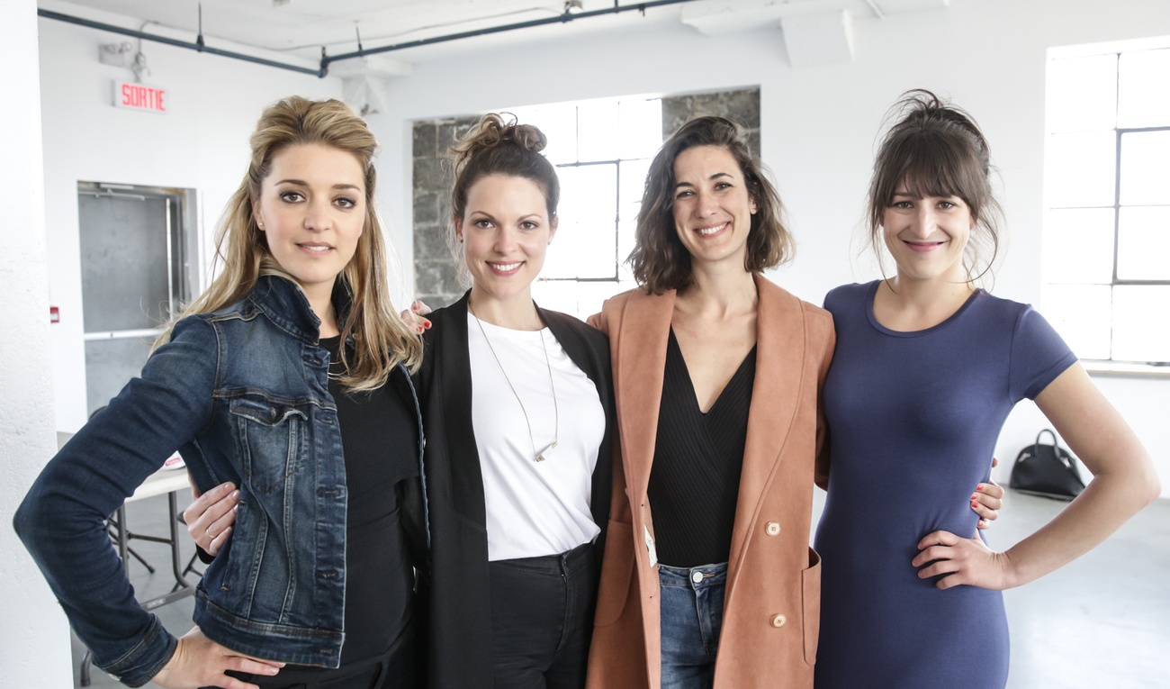 Visite du plateau de tournage de la nouvelle série Les Simone