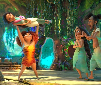 Une scène du film The Croods: A New Age