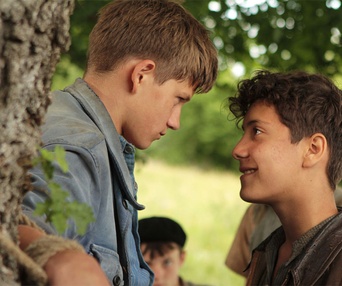 Une scène du film La nouvelle guerre des boutons