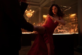 Une scène du film Red Notice