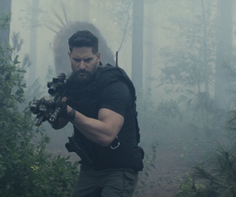 Une scène du film Rampage