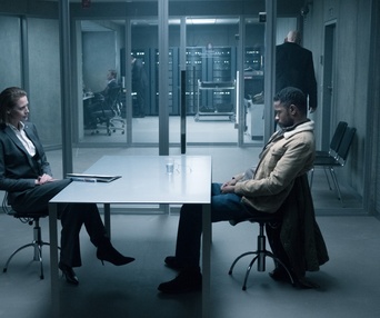 Une scène du film The Girl in the Spider's Web