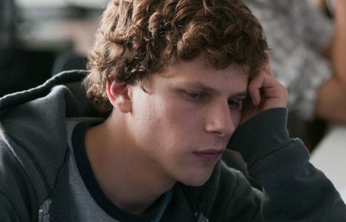 Jesse Eisenberg dans le film The Social Network