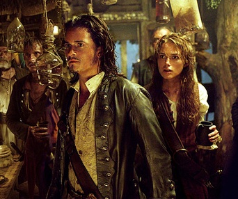 Scène du film Pirates des Caraïbes : Le coffre du mort