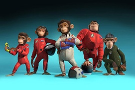 Scène du film Space Chimps Scène du film Space Chimps