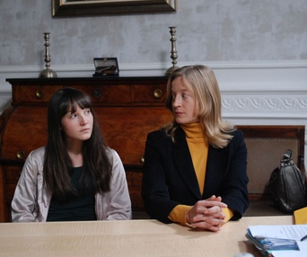 Une scène du film L'enfance du mal