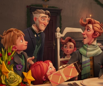 Une scène du film Scrooge: A Christmas Carol