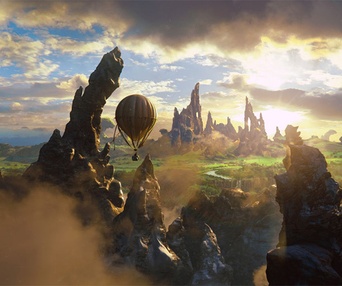 Une scène du film Oz: The Great and Powerful