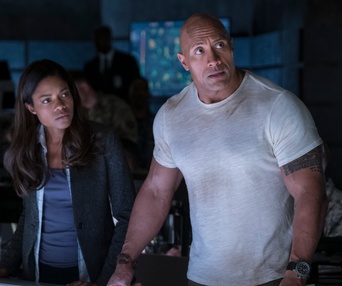 Une scène du film Rampage