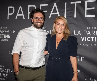 Tapis rouge de la première du documentaire La parfaite victime