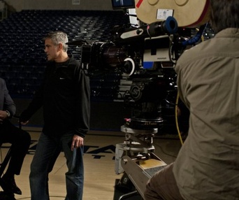 Sur le plateau du film The Ides of March