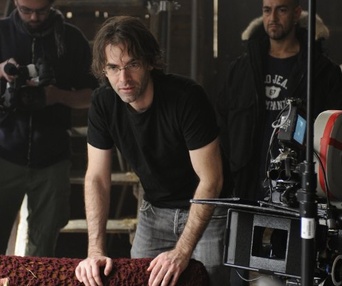Sur le plateau du film Splice