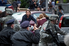 Une scène du film World War Z Une scène du film World War Z