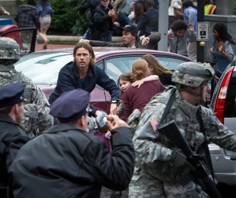 Une scène du film World War Z