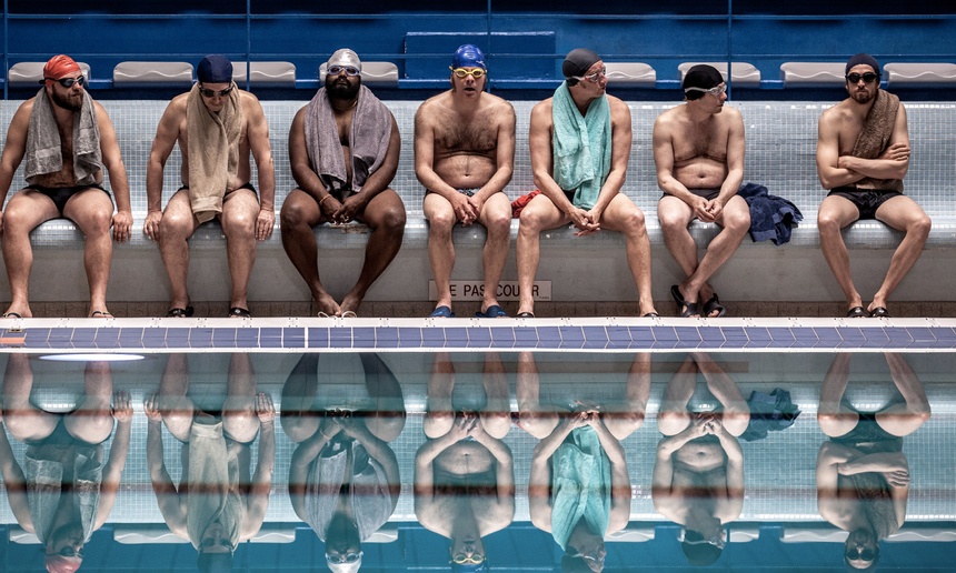 Photos : Une première dans une piscine publique à Montréal pour Le grand bain