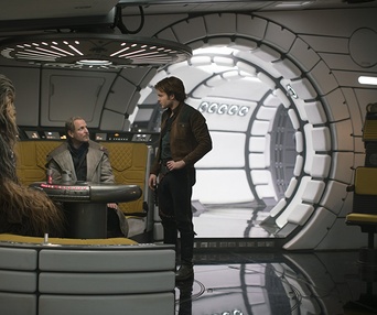 Une scène du film Solo: A Star Wars Story