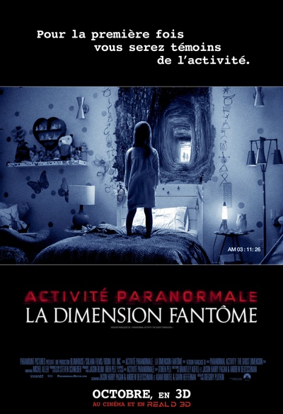 Affiche du film Activité paranormale : La dimension fantôme