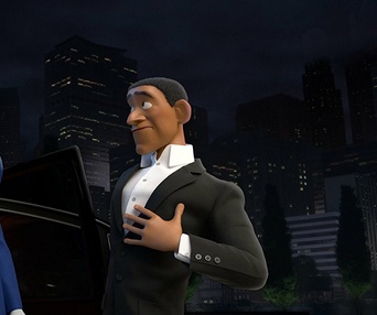 Une scène du film Incredibles 2