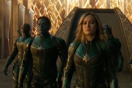 Une scène du film Captain Marvel