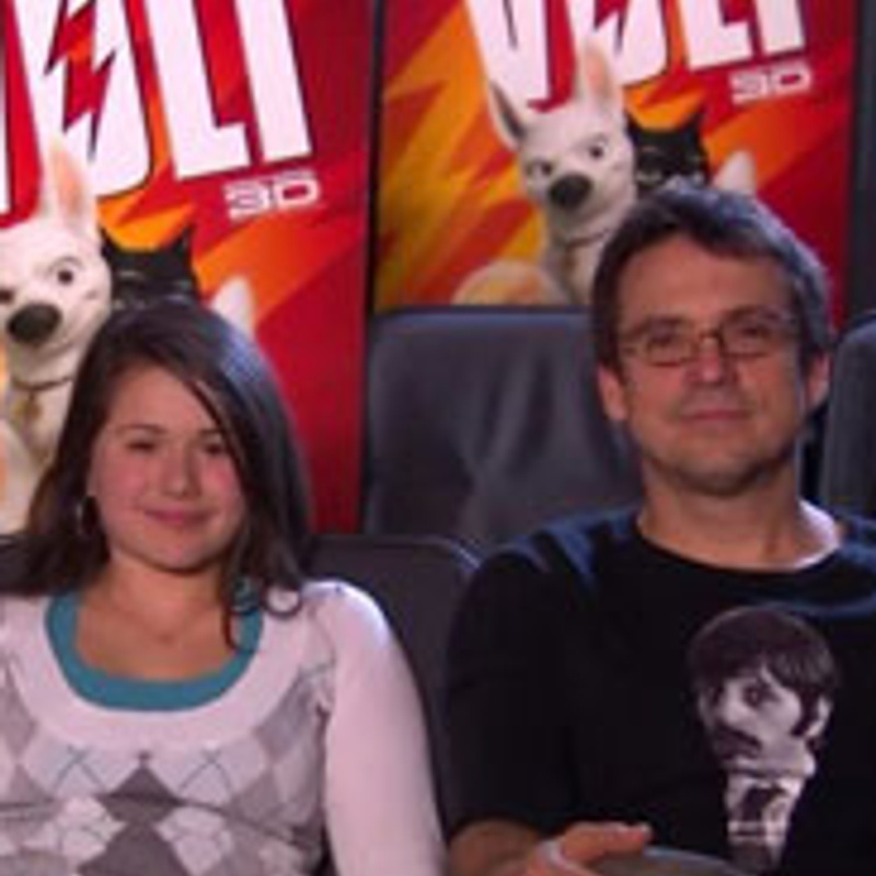 Guy Jodoin, Frédérique Dufort et Claude Legault, doubleurs du film Volt