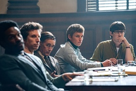 Une scène du film The Trial of the Chicago 7