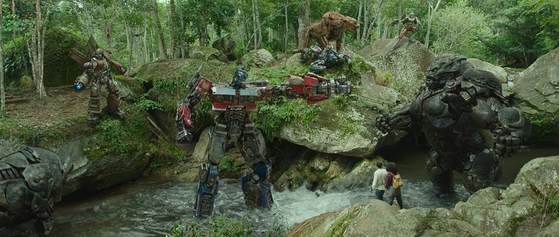 Une scène du film Transformers: Rise of the Beasts
