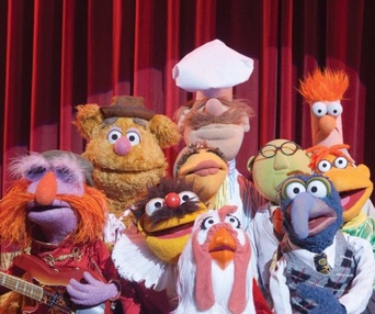 Une scène du film The Muppets