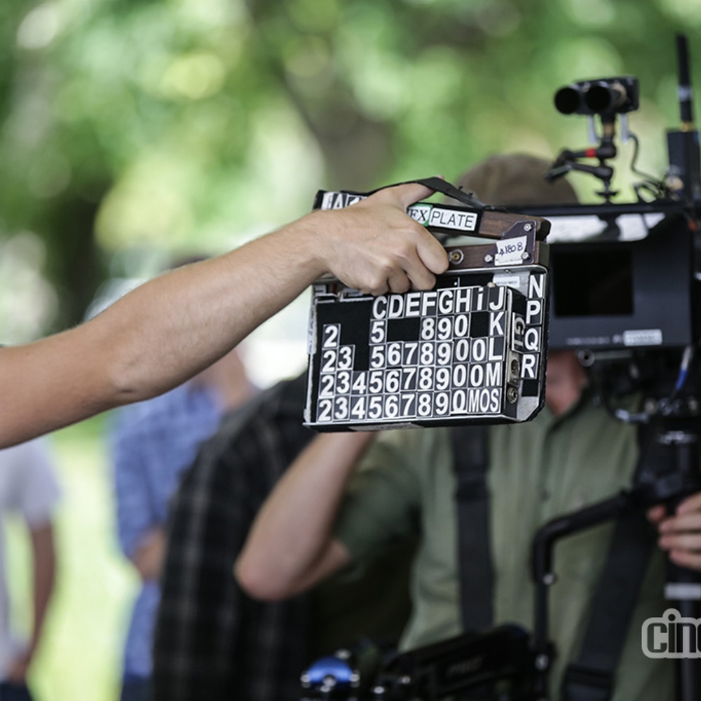 Sur le plateau du film De père en flic 2