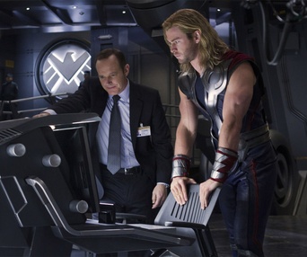 Une scène du film The Avengers