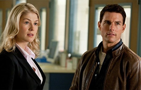 Tom Cruise et Rosamund Pike dans Jack Reacher
