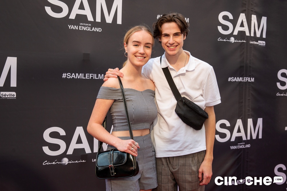 Sur le tapis rouge du film Sam