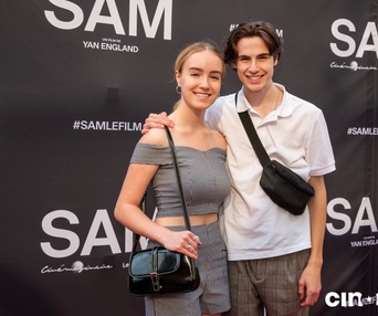 Sur le tapis rouge du film Sam