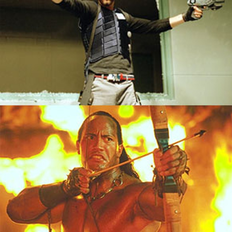 Ryan Reynolds et The Rock