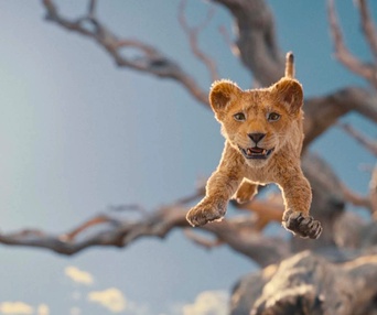 Une scène du film Mufasa: The Lion King