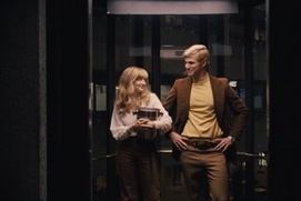 Une scène du film Battle of the Sexes