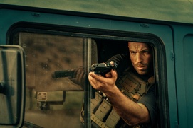 Une scène du film Le salaire de la peur