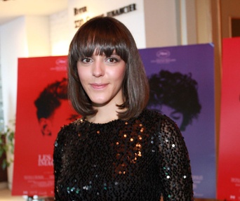Sur le tapis rouge du film Les amours imaginaires