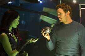 Une scène du film Guardians of the Galaxy Une scène du film Guardians of the Galaxy