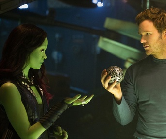 Une scène du film Guardians of the Galaxy