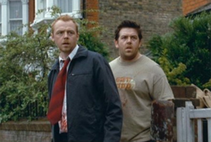 Simon Pegg et Nick Frost dans Shaun of the Dead