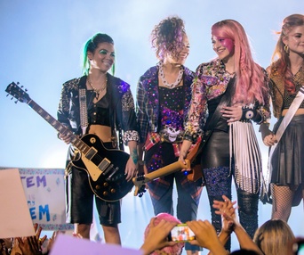 Une scène du film Jem and the Holograms